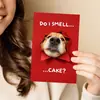 Compra directa transfronteriza: Tarjetas de felicitación peculiares con temática de perros y agujeros, diseños creativos y divertidos, adecuadas para diversas festividades, con mensajes lindos y bendiciones de propósito general