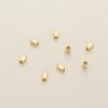 Joyería DIY Conservación de Color Accesorios de Cobre Cuentas de Agujero Medio 14K Cobre Chapado en Oro Real Cuentas Rectangulares Cuentas Geométricas Hechas a Mano