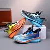 Comercio Exterior Transfronterizo Zapatos de Malla Transpirables para Niños Estilo Nuevo Botón Giratorio para Niños Grandes y Medianos Ligeros Antideslizantes Zapatos Deportivos para Estudiantes Venta al Por Mayor