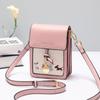 Bolsas Mini Bolsa para Celular Feminina 2025 Nova Moda Bolsa de Ombro Único Transversal Bolsa Feminina Nicho Alta Qualidade Pequena Bolsa Quadrada Tendência