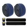 Manillar de bicicleta de carretera MUQZI dead fly con correa de panal de silicona antideslizante y amortiguadora, accesorios para ciclismo transfronterizo