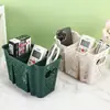 Caja de almacenamiento de escritorio nueva 2022 para cosméticos, lápiz labial, cesta de almacenamiento de acabado, cesta de almacenamiento para control remoto, teléfono móvil, artículos varios