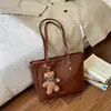 Bolso Retro de Gran Capacidad para Mujer 2026 Otoño Nuevo Estilo Coreano Bolso Tote Retro Bolsa de Hombro para el Trabajo y el Viaje