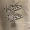 Pinza para el Cabello BB Clip con Pedrería Brillante para Mujer Sensación de Lujo Ligero Pinza Lateral Pinza para Mechones Rebeldes Horquillas Pinzas Accesorios para el Cabello