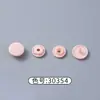 Botões de Pressão Plástico Colorido T5 para Roupas Infantis e Lingerie, Botões de Pressão de Resina Brilhantes e Foscos T3 T8 Preto e Branco