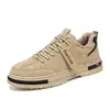 Sapatos Masculinos 2025 Outono e Inverno Novo Estilo Forrados com Lã Quentes Antiderrapantes Sapatos de Trabalho Tendência Esportiva Casual Sapatos Versáteis