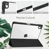 Adecuado para 2026 iPad Air8 /Air7/Air6/Air5/Air4(11 pulgadas) Estuche de Acrílico para Ranuras de Bolígrafos