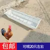Alimentador automático para patos y gansos para cría de pollos bebedero comedero para patos comedero de polipropileno grueso comedero para aves de corral bebedero
