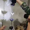 Corrente de Chuva Cobre Roxo Estilo Japonês Corrente de Chuva Liga de Alumínio Corrente de Calha Externa Corrente Guia de Água Decoração de Vila Cidade Montanhosa Marítima