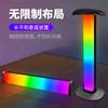 Luz de ambiente para micrófono de escritorio de venta caliente transfronteriza, luz de ambiente eléctrica Bluetooth para competición, soporte de exhibición para auriculares de juego de escritorio para computadora