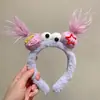 Arco de Cabelo Fofo para Meninas, Acessório de Cabeça Criativo e Divertido, Acessório Versátil para Lavar o Rosto, Presilha de Cabelo Fofa e Adorável