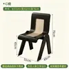 Juego de mesa y sillas para restaurante occidental, comedor, cafetería, silla de comedor francesa, postre, panadería, pastel, tienda de té de leche, mesa de madera maciza