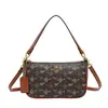 Bolso de Hombro y Axila de Lujo con Estampado de Nicho, Moderno y Elegante, para Mujer 2026 Nueva Moda, Bolso Cruzado Versátil de Gama Alta
