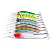 Hengjia Equipo de Pesca Señuelo Minnow Flotante de Larga Distancia de 10 Colores 14 cm Señuelo Duro 15 g Señuelo de Pesca