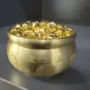 Venta al por mayor de fábrica producción de lingote de oro arena sólida 1 gramo tarro de arroz cornucopia olla a presión manualidades de lingotes dorados