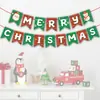 Decoración Navideña Banderines de Tirar, Banderines de Papel, Guirnaldas de Navidad, Decoraciones Colgantes para Escena Navideña en Centros Comerciales y Tiendas, Banderines Colgantes