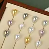 Venta Caliente Transfronteriza Imitación Perla Mabe Aurora Forma de Gota de Agua Perla de Vidrio Espejo Alto Brillo Colgante Broche Accesorio