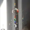 Set de 3 Piezas Árbol de la Vida Transfronterizo Atrapasoles Luna Estrella Luz de Jardín Adornos Colgantes para el Hogar