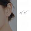 Pendientes Mobius de Plata de Ley S925 para Mujer, Pendientes Pequeños, Sencillos y Elegantes, Pendientes Nutritivos para el Cartílago de la Oreja, No Necesitan Quitarse al Dormir