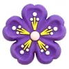 Novo Patch de Borracha Macia em PVC Estéreo de Flor de Cerejeira Semi-3D Capa de Celular Fones de Ouvido Acessórios DIY Decoração Plana Fofa