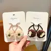 Novo Laço de Cabelo de Lã com Desenho Animado Doce de Morango e Abóbora Coreano Lindo Versátil Laço de Cabelo para Menina Acessórios de Cabelo
