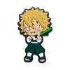 Demon Slayer PVC Borracha Macia Clipe para Lápis Caneta Esferográfica Clipe para Canudo Acessórios Decorativos DIY em Estoque