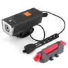 Luz de Bicicleta Bocina de Carga Faro USB Set Multifunción Luz Fuerte para Montar de Noche 180 Lúmenes Accesorios para Bicicleta de Montaña