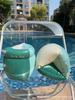 Manga de Agua Gruesa de PVC de Doble Capa Brazo Impreso Anillo de Bolsa de Aire Fabricante de Fuente Cilindro Retro Inflable Seguro y Ecológico