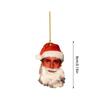 (Enviado no mesmo dia o mais rápido possível) Pingente de Natal festa de fim de ano pode ser mostrado pingente de carro ornamentos pendurar mochila pendurar