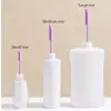 Conjunto de 3 espátulas cosméticas de silicone, ferramenta de beleza multifuncional de dupla face, adequado para potes e frascos, ideal para pegar e dispensar cremes, loções, séruns e cosméticos, portátil e fácil de limpar, ferramenta de beleza reutilizável