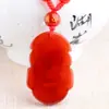 Ágata Roja 12 Colgantes del Zodiaco Rata, Buey, Tigre, Conejo, Dragón, Serpiente, Caballo, Cabra, Mono, Gallo, Perro, Cerdo, Llavero de Bodhi, Colgante del Año Zodiacal
