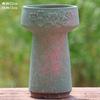 Vaso de Flor Carnudo Pequeno Defeito Panela Quente Panela Cogumelo Cerâmica Diâmetro Grande Simples Planta Verde Ébano Antigo Pilha Vaso de Cerâmica de Penhasco