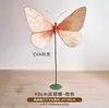 Decoração de Borboleta Gigante para Criar uma Atmosfera Cênica, Flores Artificiais para Vitrine, Adereços Populares para Montagem de Cenário para Fotos, Enfeites para Exposição em Shopping