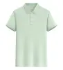 Playeras tipo polo de verano, Camisetas personalizadas, Ropa de trabajo de algodón de fibra larga, Logo bordado, Ropa de trabajo corporativa de manga corta con solapa, Hecho a medida