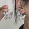 Aretes Colgantes de Mariposa Vintage Transfronterizos Dulces Cool Estilo Oscuro de Moda para Mujer Puños de Oreja Minimalistas de Nicho