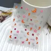 Série Duyuer Adesivos de Unha Populares Estilo Influenciador Realista com Suporte Adesivo para Decoração de Unhas DIY