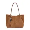 Bolsa Tote Grande de Gran Capacidad para el Viaje Diario de Mujer 2026 Otoño Nuevo Temperamento Retro Bolso de Hombro Simple