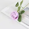 Flor de rosa de franela de simulación Día de San Valentín chino decoración de boda en casa flor artificial flor de rosa cascada de pared flor de simulación