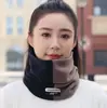 Bufanda para Cuello de Ciclismo para Hombres y Mujeres, Bufanda para Cuello de Color Contrastante, Resistente al Viento y Cálida para Invierno, Protector de Cuello para Cara Completa, Pasamontañas, Bufanda Engrosada