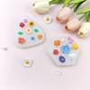 Molde de Silicona para Flores Tamaño DIY Gota Pegamento Resina Arcilla Herramientas Manuales Molde Decorativo para Pastel Plegado de Chocolate