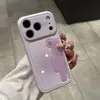 Adequado para transformar instantaneamente em um iPhone 17 Pro Max com um design de urso 3D com gradiente de cristal tipo pele, capa macia e rígida para iPhone, personalização UV