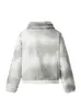Chaqueta de Algodón Cálida con Cuello de Piel y Hebilla de Cuero Estilo Retro Americano para Hombres y Mujeres en Otoño e Invierno Nueva Chaqueta Superior Holgada de Alta Gama
