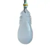 Pingente de fivela de paz de cartão de ágata de gelo alto calcedônia nada fudou guanyin buda masculino bravo bolsa de dinheiro pingente colar