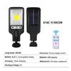 Luminária de Rua LED Solar para Exterior Jardim Pátio Sensor Luz de Parede Iluminação de Estrada Rural Luz de Atmosfera para Cerca