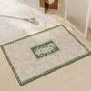 Tapete de Chão para Banheiro Estilo Americano Lama de Diatomáceas Absorvente Secagem Rápida Antiderrapante Tapete para Pés Tapete de Entrada para Banheiro Vaso Sanitário Box de Banho