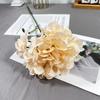 Simulación individual de hortensia de 54 piezas ceremonia de boda salón de bodas floral suave adorno flor decorativa fila base flor decorativa de hortensia