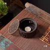 Fogareiro para ferver chá, bule, utensílios para ferver chá, pote de cerâmica, panela para ferver chá, bule de cerâmica para chá torrado doméstico, panela para ferver chá com leite, conjunto de fogareiro para fogueira