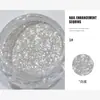 Polvo de espejo mágico para uñas de moda nuevo 2024, polvo de glitter para uñas, polvo plateado explosivo, decoración de uñas con polvo de glitter, en stock, venta al por mayor