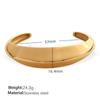 Europa e Estados Unidos Pulseira Transfronteiriça de Nicho de Luxo Leve Banhada a Ouro 18K Conjunto Pulseira de Formato Geométrico com Sensação de Alta Qualidade Pulseira Versátil para Mulheres