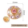 Botones Metálicos de Alta Gama, Botones Pequeños Estilo Chanel para Manualidades de Colores Mixtos, Botones de Perla de Alta Gama Cosidos a Mano, En Stock de Fábrica